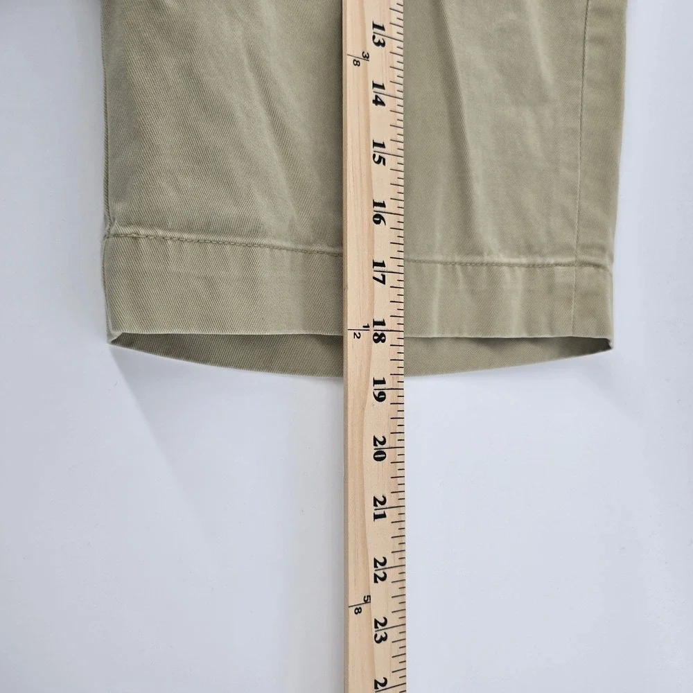 Polo Ralph Lauren Chino Shorts Mens 31 Khaki Tan Cotton Twill Flat Front Classic